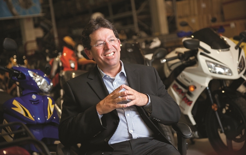 Ed.23 - Entrevista: Paulo Perez, diretor da Shineray Motos no Brasil. P� no acelerador. Foto Bosco Lacerda.